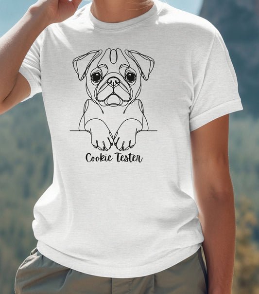 Pug t shirt, Pugs, unisex t shirt, mom gift, dad gift, friend gift, dog t shirt, cute t shirt, funny t shirt