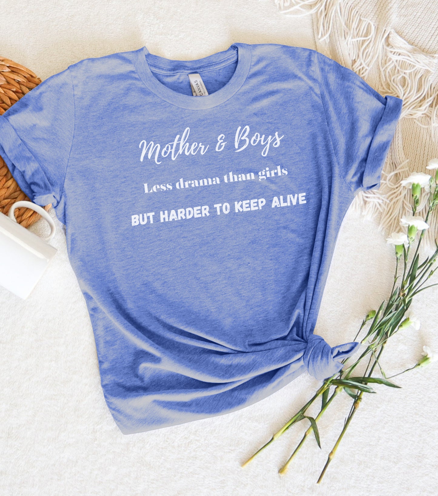 Mother & Boys, Mothers Day Gift, Mom Gift, Mother gift, Funny Mom Gift, Unisex Shirt, Momma T Shirt, Gift for Mom, Mom T shirt, Funny t shirt, Grandma Gift