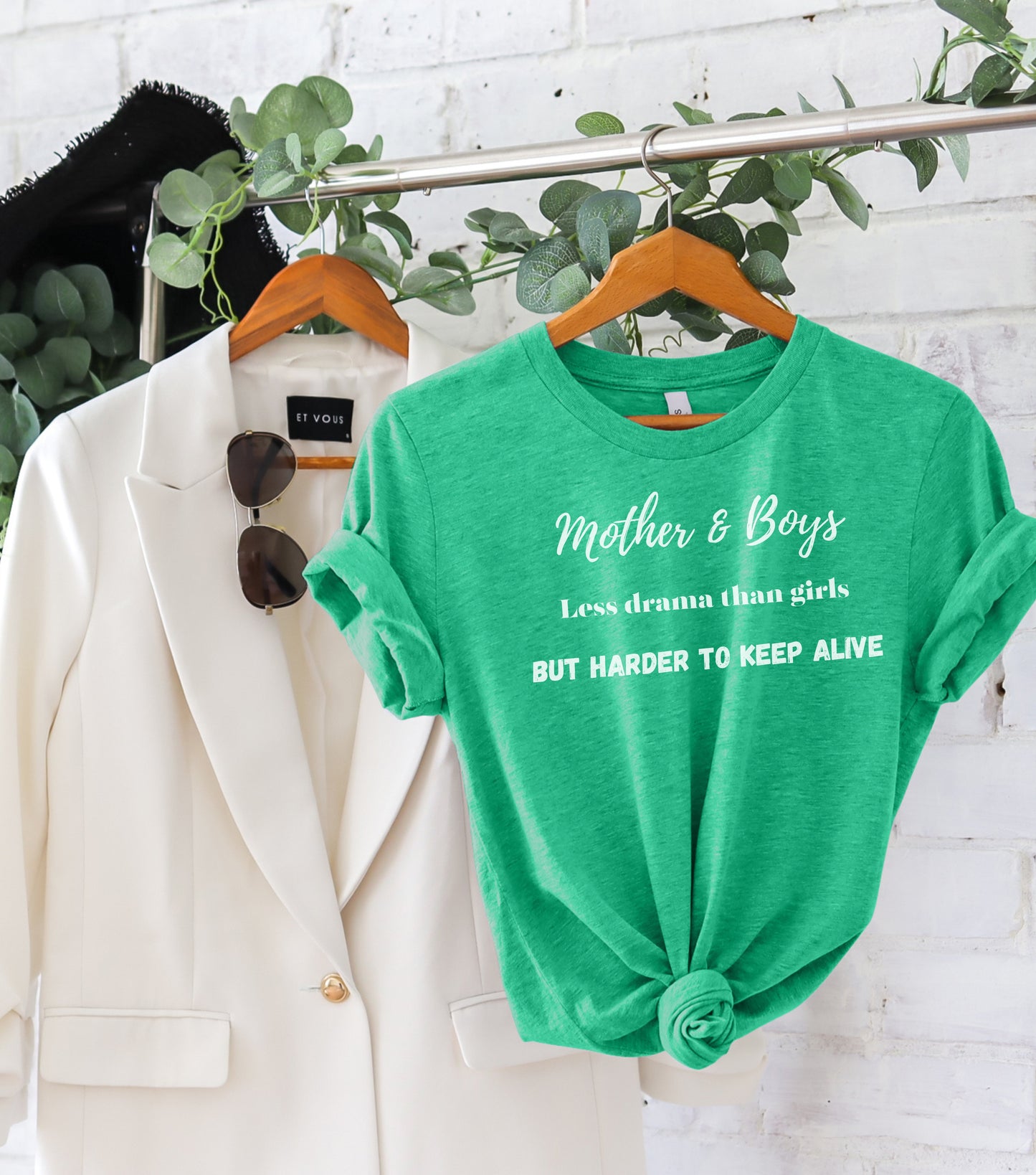 Mother & Boys, Mothers Day Gift, Mom Gift, Mother gift, Funny Mom Gift, Unisex Shirt, Momma T Shirt, Gift for Mom, Mom T shirt, Funny t shirt, Grandma Gift