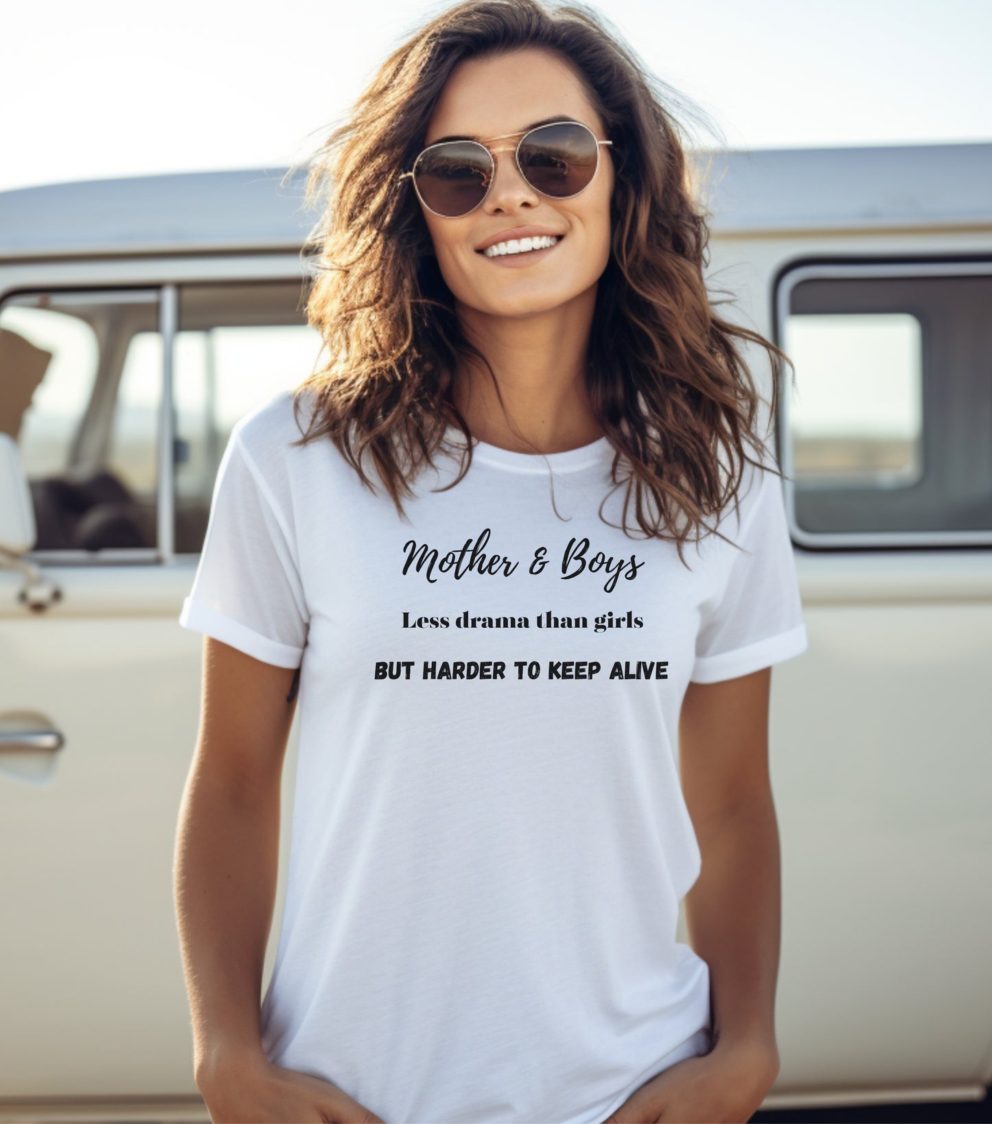 Mother & Boys, Mothers Day Gift, Mom Gift, Mother gift, Funny Mom Gift, Unisex Shirt, Momma T Shirt, Gift for Mom, Mom T shirt, Funny t shirt, Grandma Gift