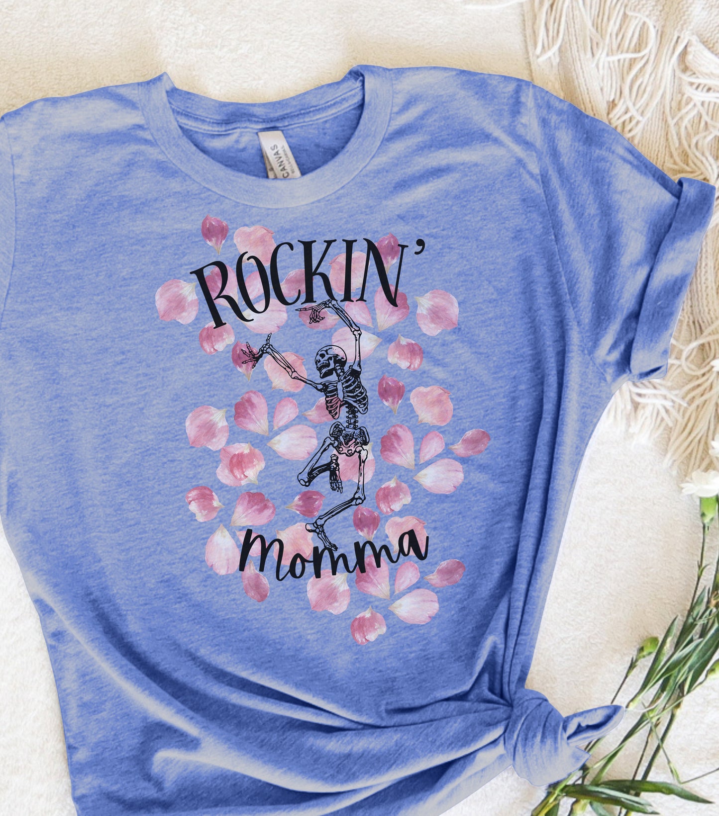 Rockin' Momma, Skeleton T Shirt, Mom tshirt, Mother tshirt, Gift for Mom, Funny tshirt, Unisex tshirt, Mothers Day, Mothers Day Gift