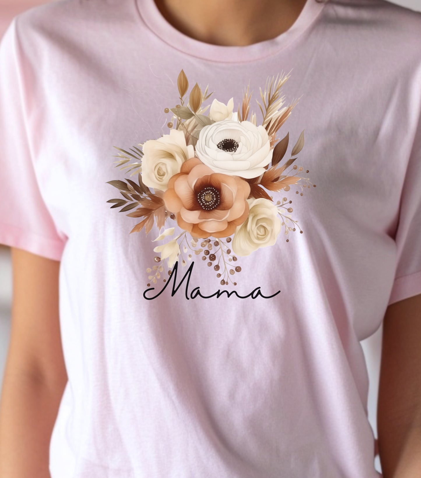 Mothers day gift, Mom t-shirt, grandma t-shirt, flower t-shirt, pretty mothers day gift, unisex size, wild flowers, mom gift, grandma gift